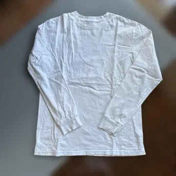 Graphpaper 코튼 긴팔 티셔츠 화이트