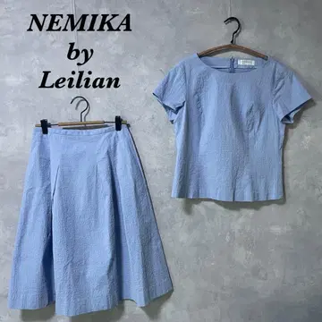 NEMIKA 레리안 스커트 셋업 시어서커 라이트 블루 7