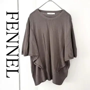 fennel 상의 썸머 니트 프릴 여름 아이템