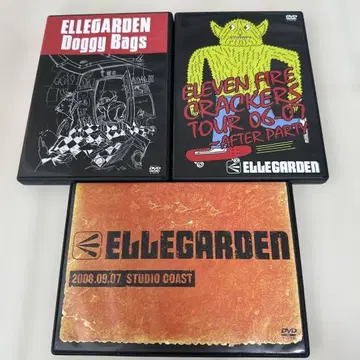 ELLEGARDEN 엘르가든 DVD 3장 세트