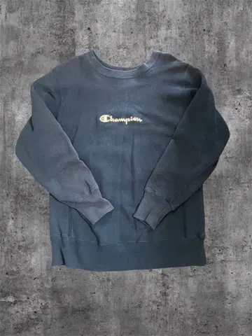 Champion REVERSE WEAVE 70s 복각 파랑 단색 택