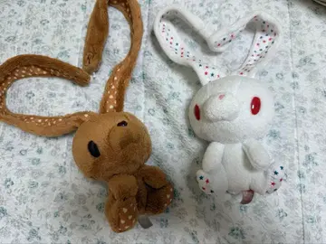 범용 토끼 봉제 인형 2점 세트