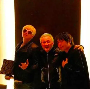 GACKT EMPORIO ARMANI 램 가죽 울 니트 자켓 44