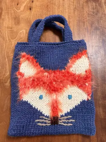 토카이 에리카 씨 손뜨개질 여우 백