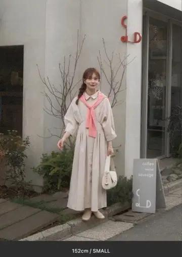 허리 턱 디자인 셔츠 원피스 [ moi tytto ]