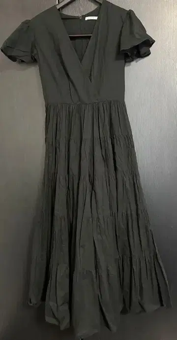 [ MARIHA ] 마리하 카슈쿨 & 티어드 반팔 봄의 마드모아젤 드레스