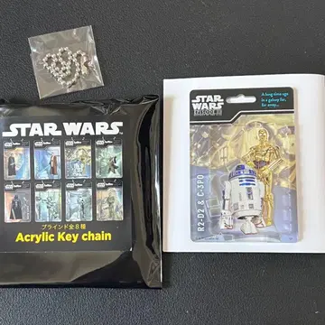 스타 워즈 아크릴 키링 R2-D2 C-3PO