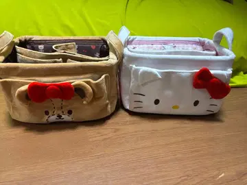 헬로키티와 타이니참 수납 백 세트