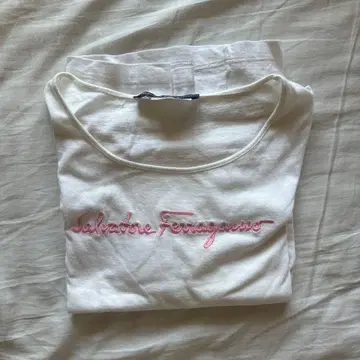 Salvatore Ferragamo 화이트 T셔츠