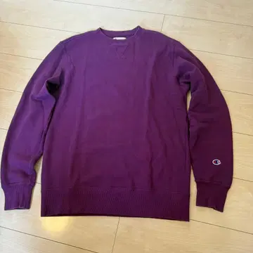 Champion 퍼플 크루넥 트레이닝복 XL 사이즈