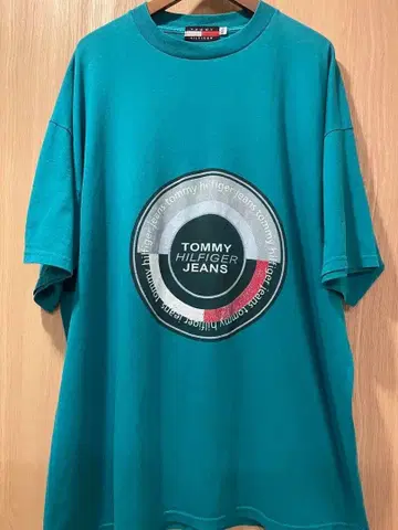90s 타미힐피거 플래그 택 t셔츠