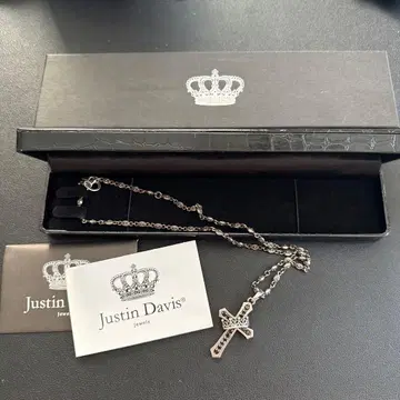 [ Justin Davis ] 저스틴 데이비스 크라운 크로스 목걸이