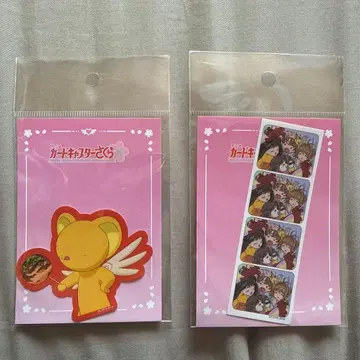카드캡터 사쿠라전 25주년 기념전 스티커 즉석 사진 2장 세트