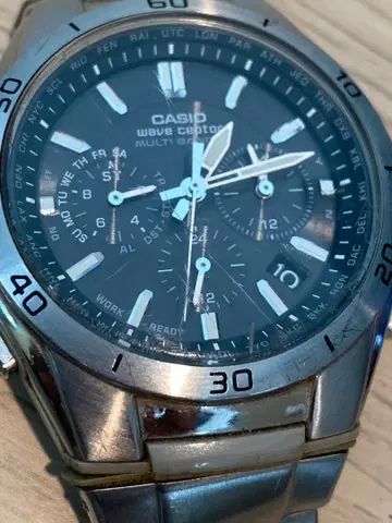 [ WR ] CASIO WAVE CEPTOR 손목시계 블랙