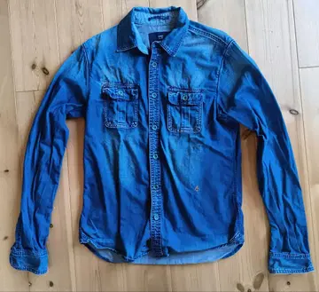 SCOTCH&SODA 데님 셔츠 네이비 컬러 S 사이즈 스코치앤소다