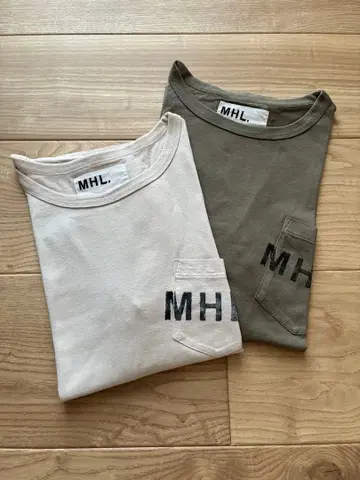 MHL. 티셔츠 2장 세트 여성용+남성용