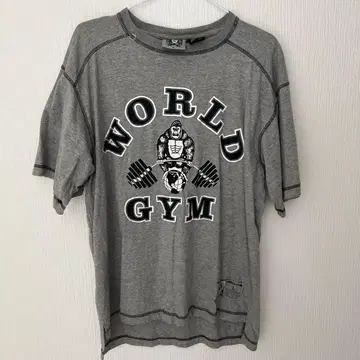 VINTAGE WORLD GYM 오만제 T셔츠 L 월드짐