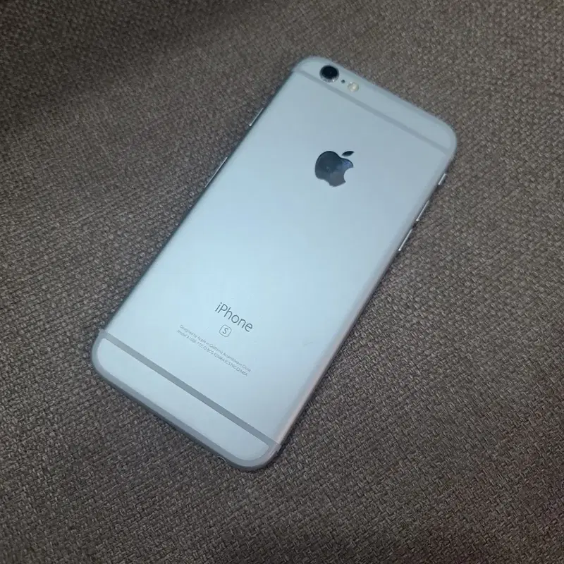 SS급 아이폰6s 16기가 실버 해외판 배터리100%카메라무음16gb