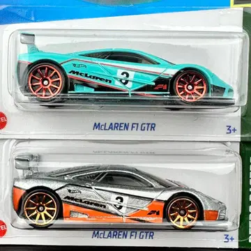 핫휠 미니카 미국판 맥라렌 F1 GTR 2대 세트