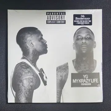 YG My Krazy Life ポスター（フレームなし YG - My Krazy Life 5주년 기념 보너스 4곡 LP 미개봉 | 브랜드 중고
