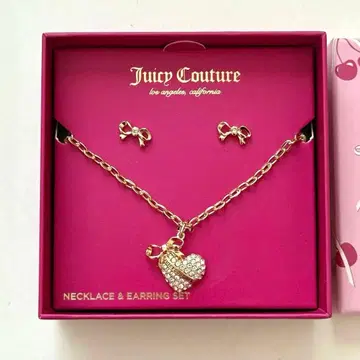 [ 새상품 ] Juicy Couture 목걸이 & 귀걸이 쥬시 꾸뛰르