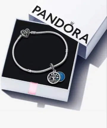 PANDORA 축광 인피니티 트리 팔찌 17cm