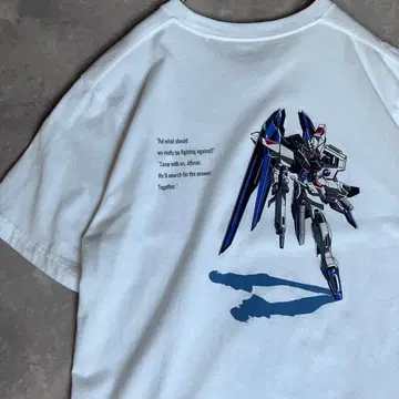 Freedom Gundam 프리덤 기동전사 건담 봄/여름 화이트 L