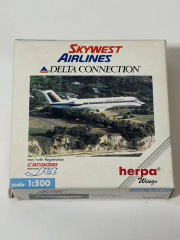 델타 커넥션 Canadair Jet herpa 1/500