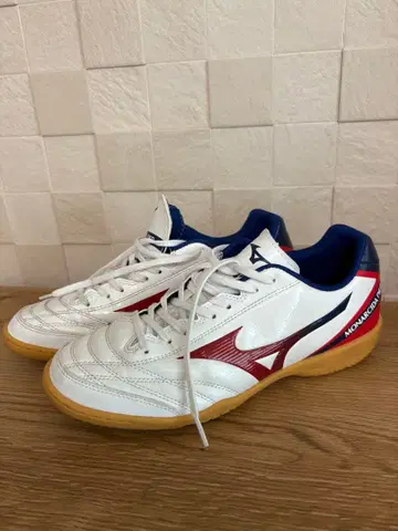 Mizuno 풋살화 화이트/레드/블루