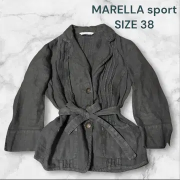MARELLA sport 테일러드 자켓 사이즈 38 린넨 100