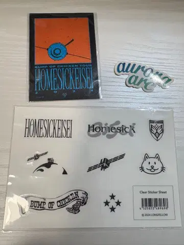 BUMP OF CHICKEN 스티커 세트 홈시크 위성 2024
