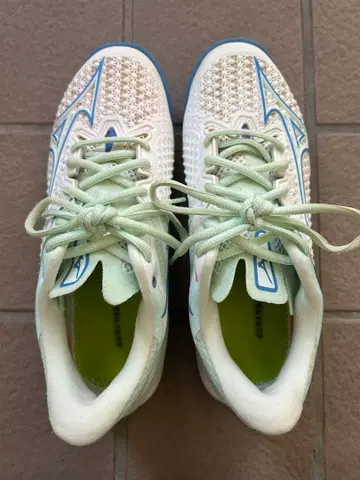 Mizuno 테니스화 화이트/라이트 그린