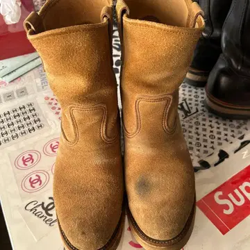 Red Wing 베이지 엔지니어 부츠