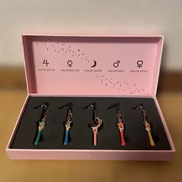 세일러문 이어폰 잭 참 5개 세트