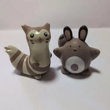 포켓몬 손가락 인형 인기 오타치 (왼쪽)와 오오타치 (오른쪽)