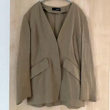 styling/노카라 린넨 자켓