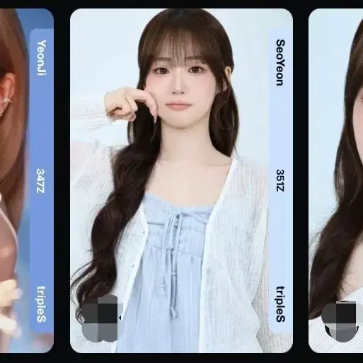 Triples Yeonji aa402 pco object obj pre-order benefit e402 special