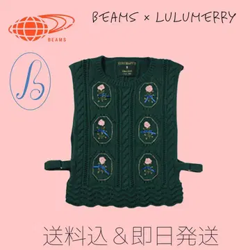 beams 빔즈 RURU MARY'S 루루멜리 손자수 니트 베스트