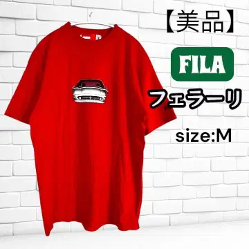 새상품급 FILA 페라리 T셔츠 레드 size:M