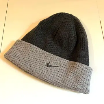 NIKE 니트 캡 비니 그레이 90s