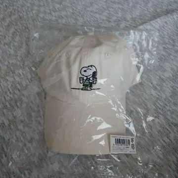 스타벅스 PEANUTS 야구 모자 화이트