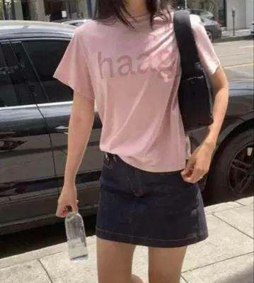 [ 새상품 ] 헤이그 haag T셔츠 한국 한정판