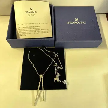 Swarovski V자형 목걸이