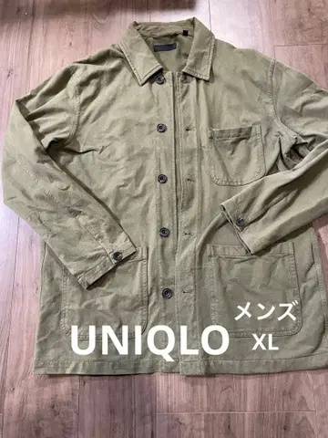 유니클로 남성용 자켓 XL 카키