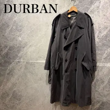 DURBAN 더반 남성용 L 차콜 그레이 코트 스프링 코트