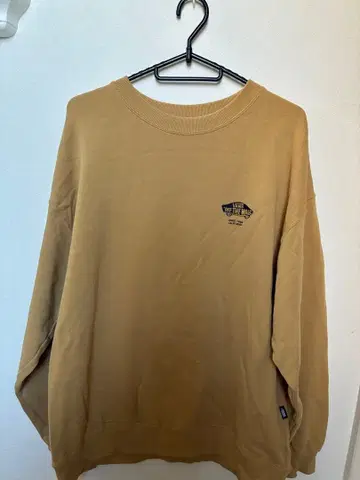 VANS 오프 더 워 맨투맨 M 베이지