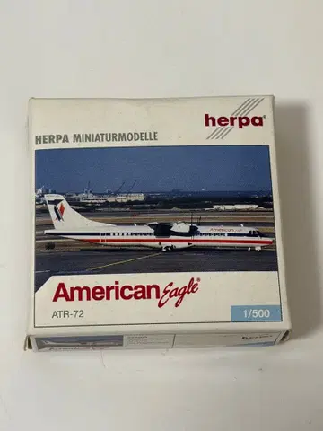 아메리칸 이글 ATR-72 herpa 1/500
