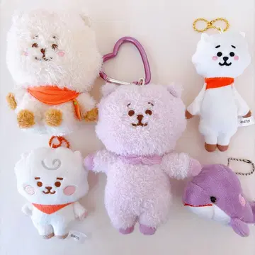 BTS JIN BT21 RJ 봉제 인형 세트