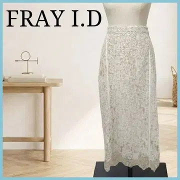 FRAY I.D 프레이 아이디 전체 레이스 롱 스커트 화이트 봄/여름