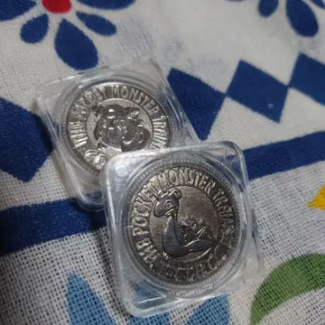 포켓몬스터 메달 배틀코인 라프라스와 피피 2장 세트